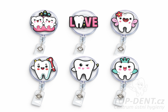 Navíjecí klip pro visačku, 1 ks (vzory dental)