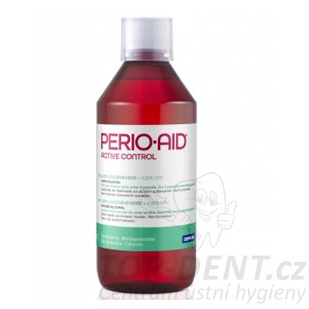 Perio Aid Active Control antibakteriální ústní voda 0,05%, 500ml