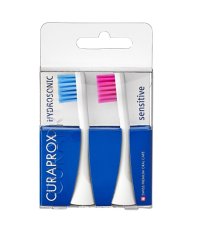 Curaprox Hydrosonic PRO Sensitive náhradná hlavica (modrá/ružová), 2 ks
