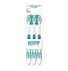 Elmex sensitive zubná kefka X-soft 3v1 (blister), 3ks