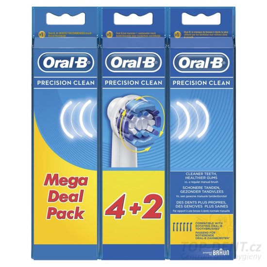 Oral-B Precision Clean hlavice EB 20-6, 6ks