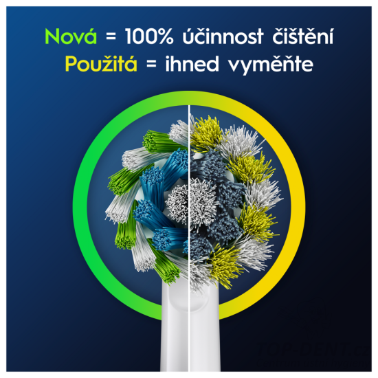 Oral-B PRO 3 3900N Cross Action Black/White DUO elektrický kartáček + extra hlavice