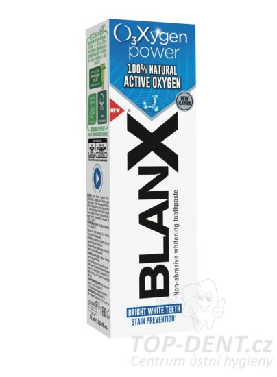 BlanX O3 Xygen Power bělící zubní pasta s aktivním kyslíkem, 75ml
