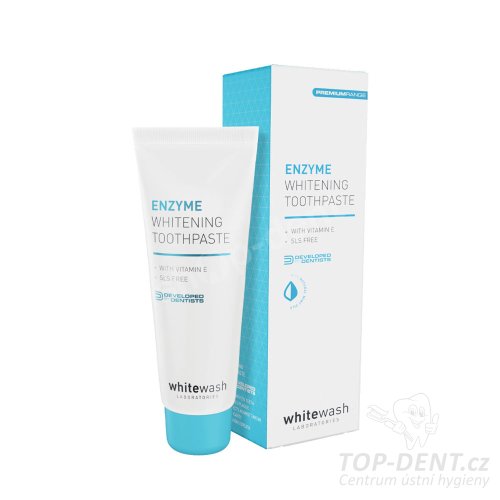 Whitewash Premium Enzyme Whitening bělící zubní pasta, 75ml