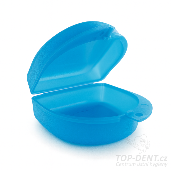 PURE krabička na rovnátka / náhrady (světle modrá), 1ks