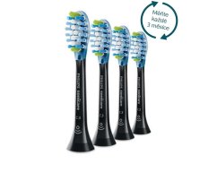 Philips Sonicare C3 Premium Plaque Defence HX9044/33 BLACK, 4ks