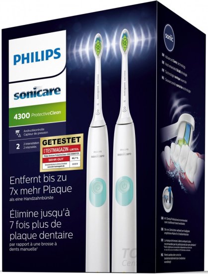 Philips Sonicare ProtectiveClean 4300 DUO  HX6807/35 +pouzdra
