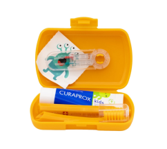Curaprox Travel Set KIDS oranžový