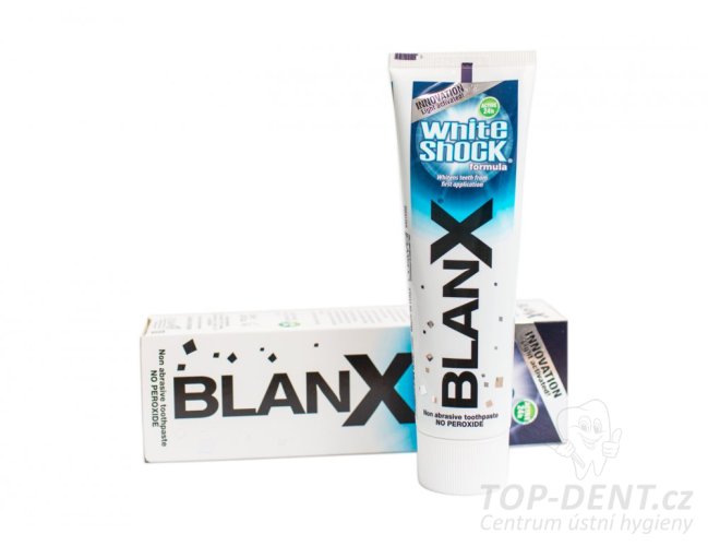 BlanX Extra White Shock bělící zubní pasta, 75 ml