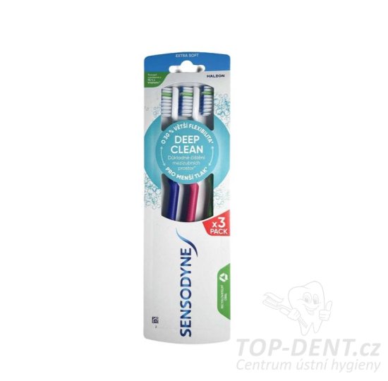 Sensodyne Deep Clean zubní kartáčky (X-SOFT), 3 ks