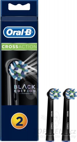Oral-B CrossAction hlavice BLACK edition EB 50-2, 2ks