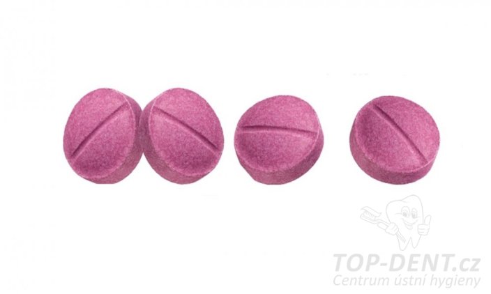 GUM Red Cote tablety na indikáciu zubného povlaku (62x4ks), 248 ks