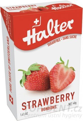 Halter Starwberry bonbony bez cukru, 40 g