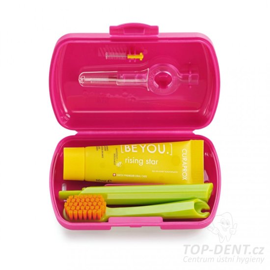 Curaprox Travel set červený