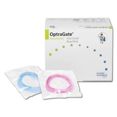 OptraGate Junior mix bezlatexový retraktor rtů a tváří vel. 20x růžový a 20x modrý, 40ks