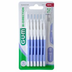 GUM Bi-direction mezizubní kartáčky ISO 0 (0,6 mm), 6ks