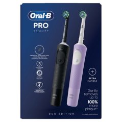 Oral-B Vitality PRO D103 Cross DUO elektrické zubné kefky Black/Lilac (box)