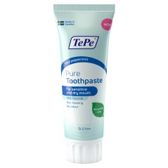 TePe Pure zubná pasta s fluoridmi (mäta), 75 ml