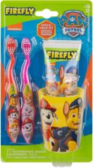 Paw Patrol Firefly SET od 3 rokov (zubná pasta 75ml + kelímok + zubná kefka 2ks)