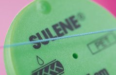 SULENE 3/0 (USP) polyesterové šijacie vlákno 24 ks, bez ihly