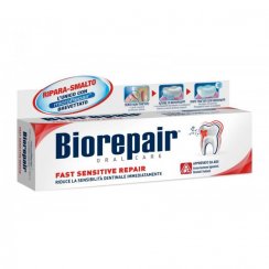 Biorepair Fast Sensitive Repair zubní pasta, 75 ml