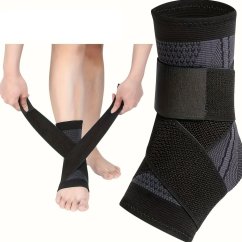 Kompresní bandáž na kotník (černá), 1 ks