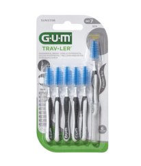 GUM Trav-ler mezizubní kartáčky 2,6 mm (černé), 50ks