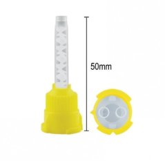 PURE míchací žluté kanyly pro otiskovací materiály (4,2mm), 50ks