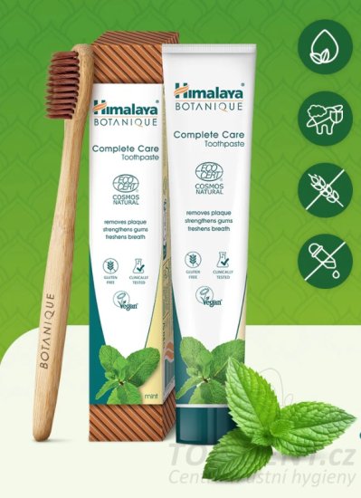 Himalaya Botanique Mint zubní pasta s příchutí máty, 75ml