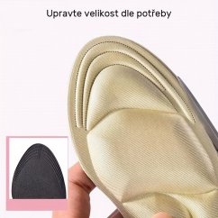 Měkká vložka do bot s patou (vel. 35-36), béžová