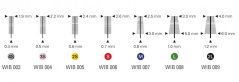 Wellsabrush 2L mezizubní kartáčky 1,3mm, 10ks