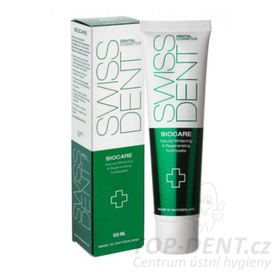 SwissDent BIOCARE bělicí zubní pasta, 100ml