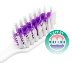 GUM Sonic ORTHO bateriový sonický zubní kartáček