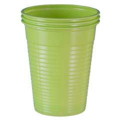PURE plastové kelímky zelené 180ml, 15x100ks