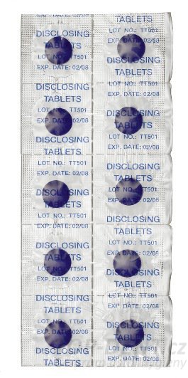 Curaprox PCA 223 tablety na detekci plaku, 12ks