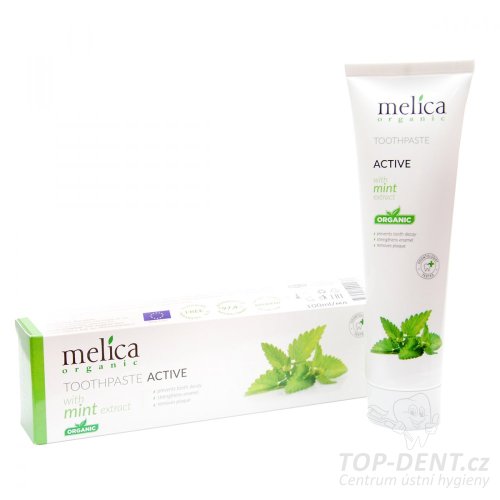 Melica Organic zubní pasta ACTIVE (mint), 100ml
