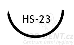Chirurgické jehly HS-23 sterilní, 48 ks