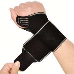 Sťahovacia bandáž na zápästie (čierna), 1 ks