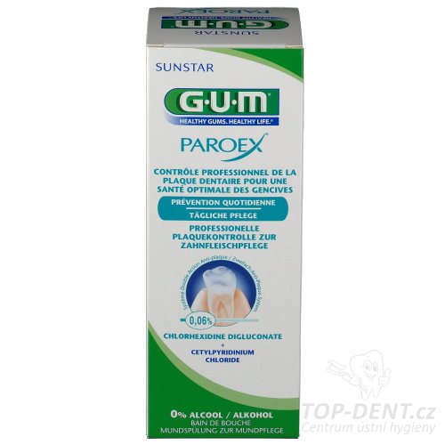 GUM Paroex ústní voda  (0,06% CHX), 500ml
