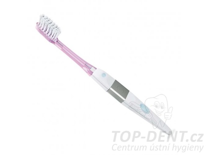 IONICKISS ORIGINAL zubní kartáček, hlavice SOFT FLAT (růžová)