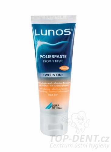 Lunos Polierpaste Two in One (pomeranč), 100g