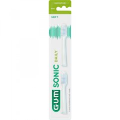GUM Sonic náhradní hlavice SOFT (bílé), 2ks