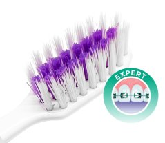 GUM Sonic ORTHO batériová sonická zubná kefka