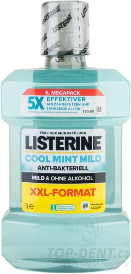 Listerine Cool Mint Mild ústní voda, 1000 ml