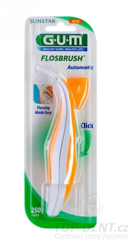 GUM Flossbrush Automatic s dentální nití