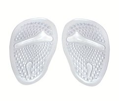 Protiskluzové silikonové výstelky do bot anatomické, přední (transparent), 2 ks