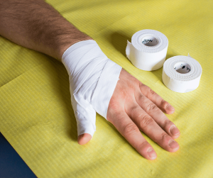 Sportovní tajping – Tejpování palce ruky