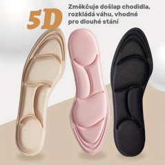 Měkká vložka do bot, vel. 39-46 (černá)