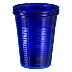 PURE plastové kelímky (modré) 180ml, 15x100ks