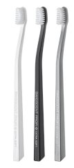 Swissdent Gentle zubní kartáčky ZERMATT 3v1 X-soft (bílá, černá, šedá), 3ks